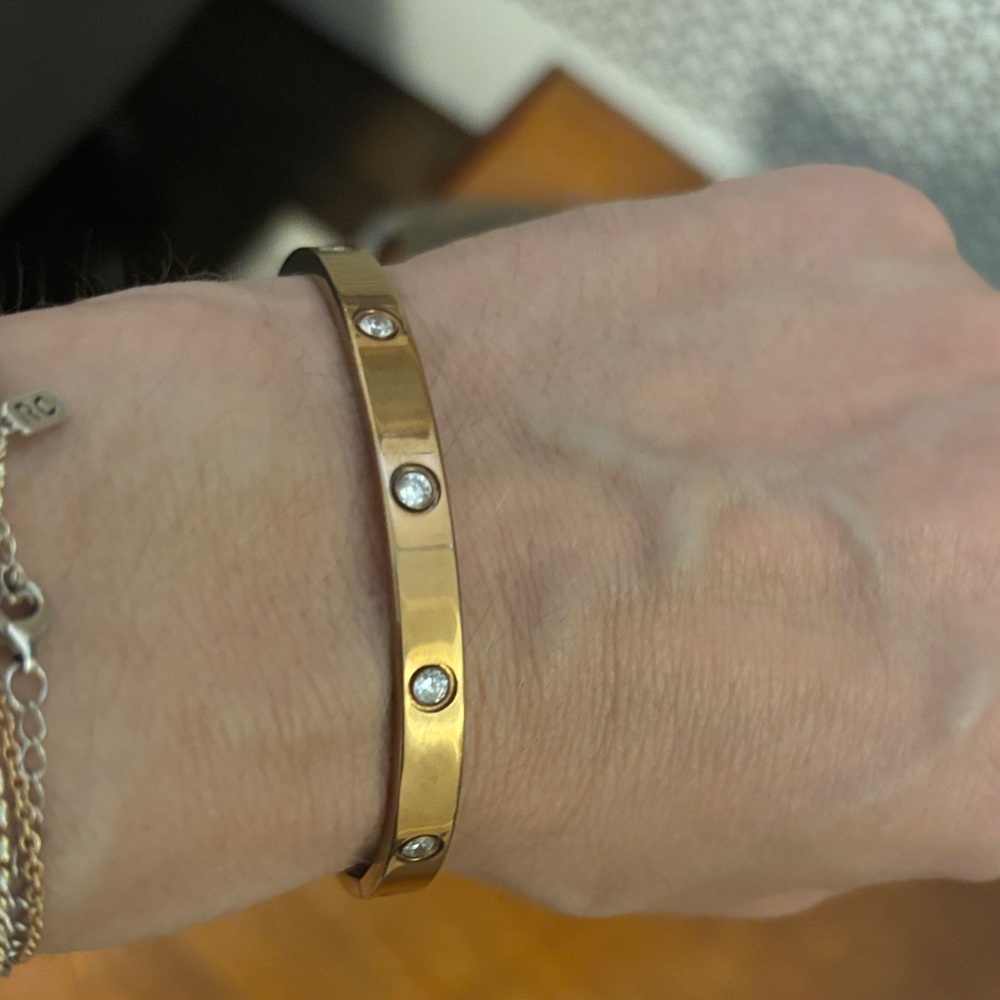 Jennifer Miller Crystal  Bangle Bracelet
